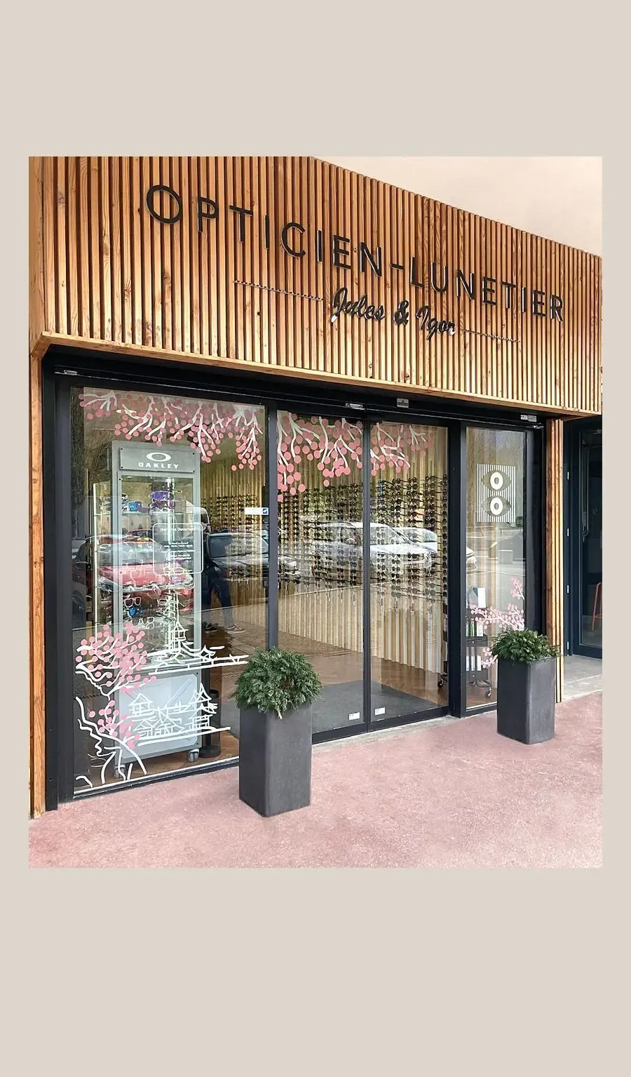 Habillage de vitrines